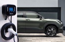 Suzuki e Vitara using Ohme home charger, 2025, side